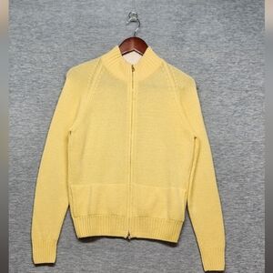 Loro Piana 100% cashmere sweater cardigan jacket preppy luxury Academia sz 44